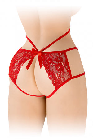 Culotte ouverte Nadia - rouge