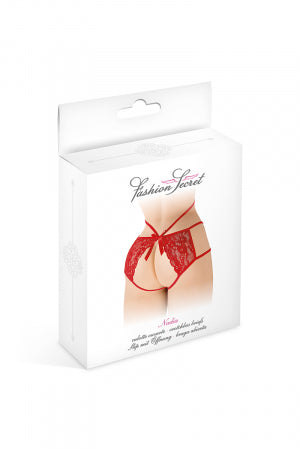 Culotte ouverte Nadia - rouge