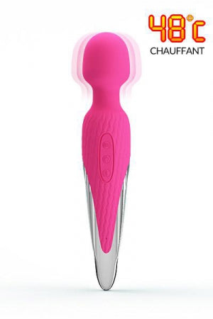 Vibromasseur wand chauffant