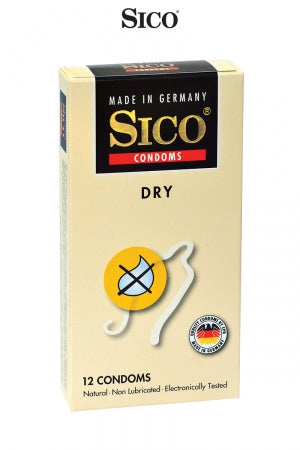 12 préservatifs Sico DRY