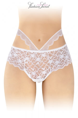 Culotte ouverte blanche Marie - Fashion Secret