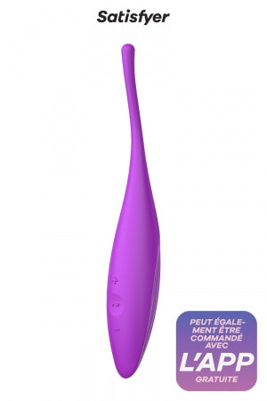 Stimulateur connecté Twirling Joy fuchsia - Satisfyer