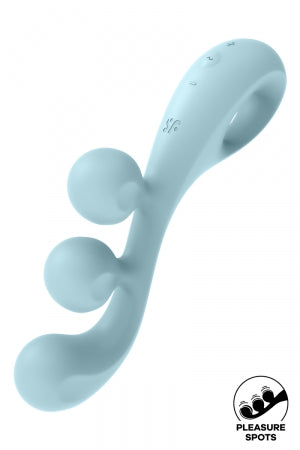 Multi-vibromasseur Tri Ball 2 bleu - Satisfyer