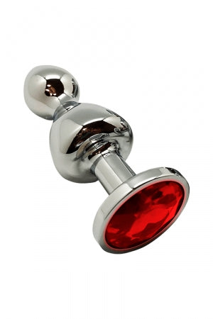 Plug bijou Lollypop rouge M - Wooomy