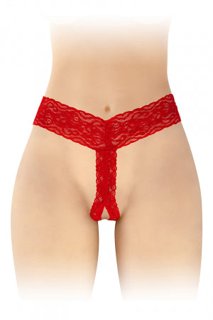 String ouvert Anita rouge - Fashion Secret