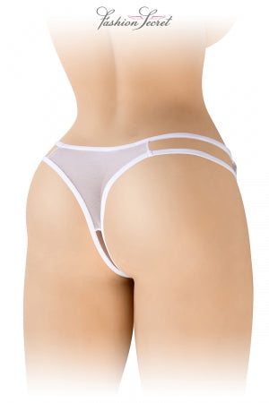 String blanc ouvert Victoria - Fashion Secret