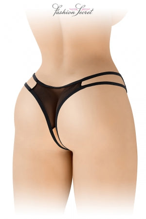 String noir ouvert Victoria - Fashion Secret