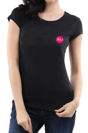 Tee-shirt  J&M noir - spécial  femme - XL