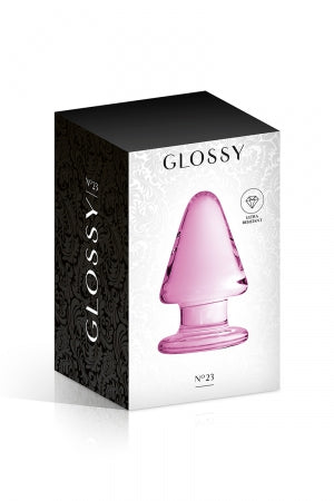 Plug anal verre Glossy Toys n° 23 Pink