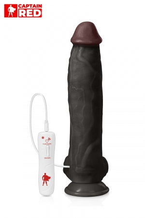 Vibro XXL The Power Black 31 x 6 cm - Captain Red