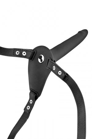 Gode ceinture noir vibrant Fetish Tentation