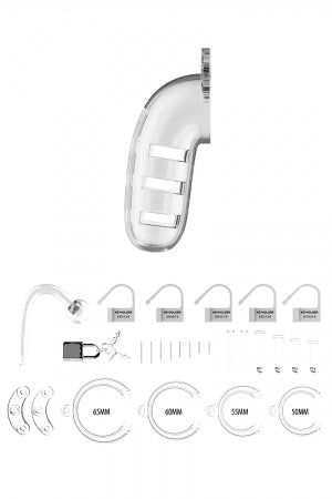 Cage de chasteté 14cm avec plug - ManCage 12