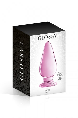 Plug anal verre Glossy Toys n° 26 Pink