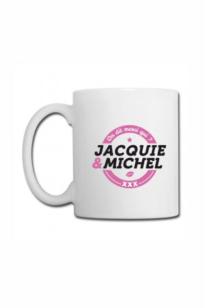 Mug blanc J&M - logo rond