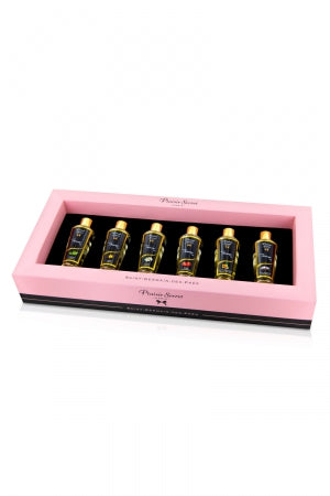 Coffret 6 huiles de massage sèches - Plaisir Secret