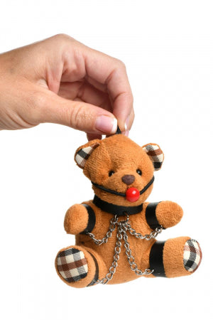 Porte-clés Teddy Bear bâillonné