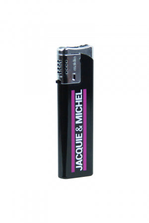 Briquet noir Jacquie et Michel