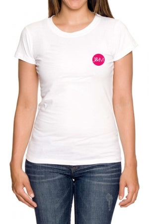 Tee-shirt  J&M blanc - spécial  femme - XL