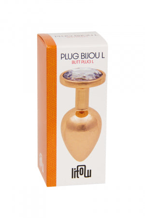 Plug bijou rose gold L - Litolu