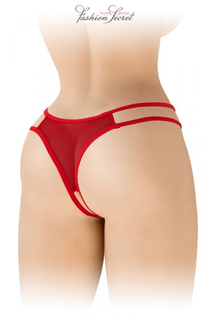 String rouge ouvert Victoria - Fashion Secret