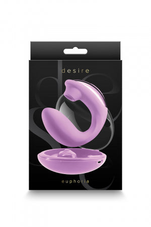 Double stimulateur Desire Euphoria - rose