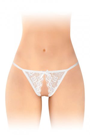 Culotte ouverte Zoé blanche - Fashion Secret