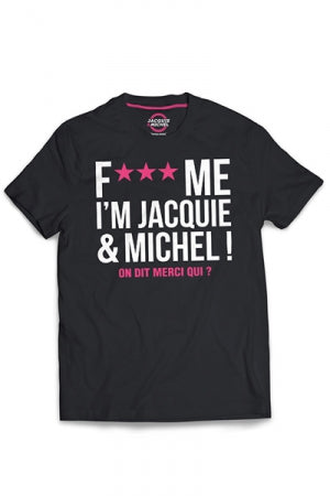 Tee-shirt Jacquie et Michel Fuck Me - NOIR - XXL