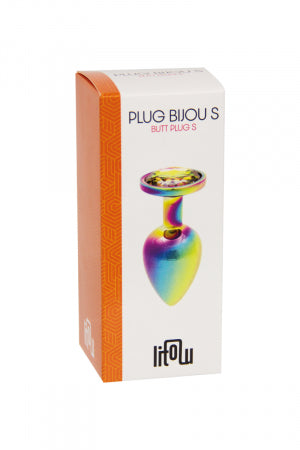 Plug bijou arc-en-ciel S - Litolu