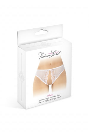 Culotte blanche ouverte Ambre - Fashion Secret