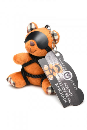 Porte-clés Teddy Bear en tenue Bondage