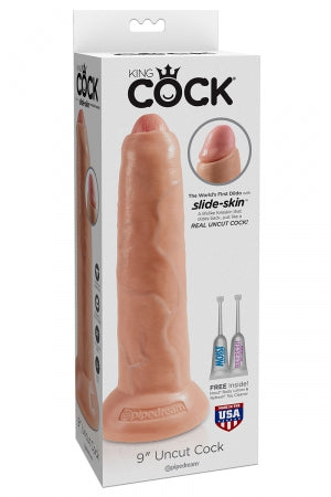 Gode 23,5 cm avec prépuce - King Cock