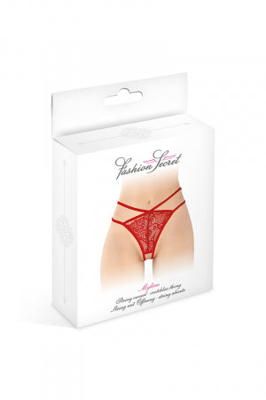 String ouvert Mylene - rouge