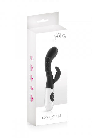 Vibromasseur Rabbit Leola noir - Yoba