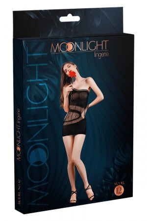 Mini robe sexy  N°12 - NOIR - Moonlight