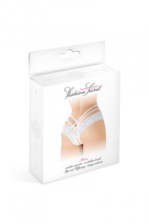 Tanga ouvert Anne - blanc