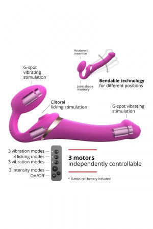 Strap-on-me Multi Orgasm Fuchsia XL