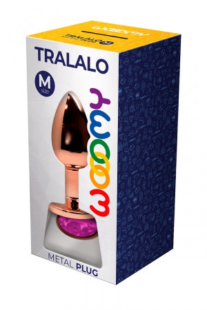 Plug bijou Tralalo rose M - Wooomy