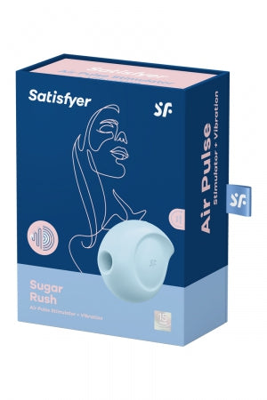 Double stimulateur Sugar Rush bleu - Satisfyer