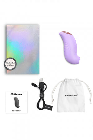 Stimulateur clitoridien Believer mauve - Love to Love