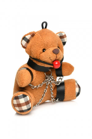 Porte-clés Teddy Bear bâillonné