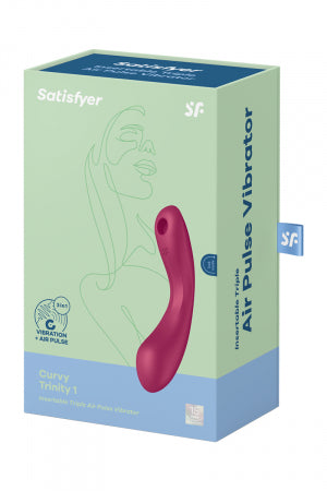 Stimulateur Curvy Trinity 1 bordeaux - Satisfyer